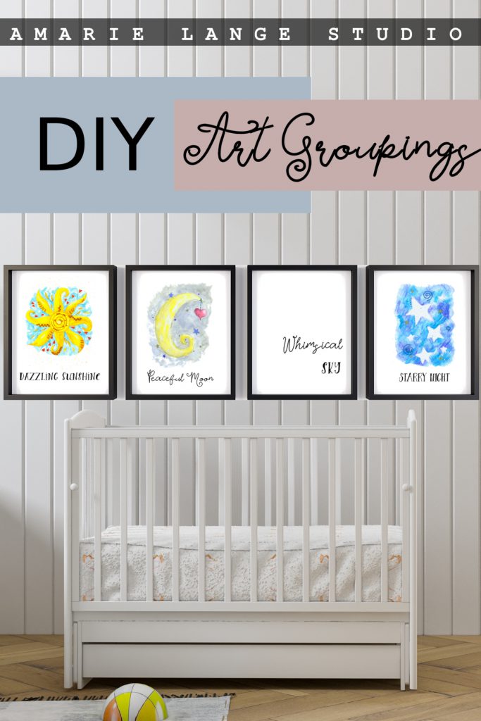 DIY Art Groupings - Amarie Lange Studio