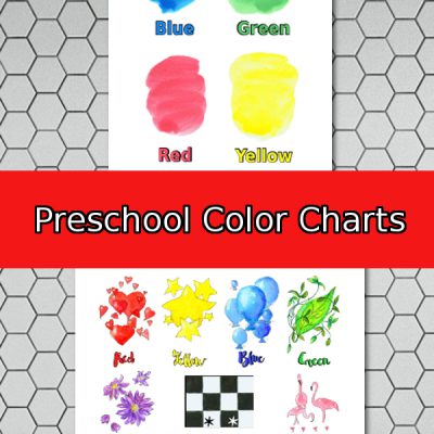 Preschool Color Charts - Amarie Lange Studio