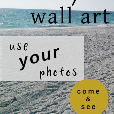 Beachy Wall Art - Use Your Own Photos
