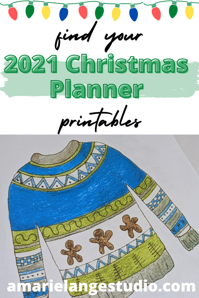 2021 Christmas Planner