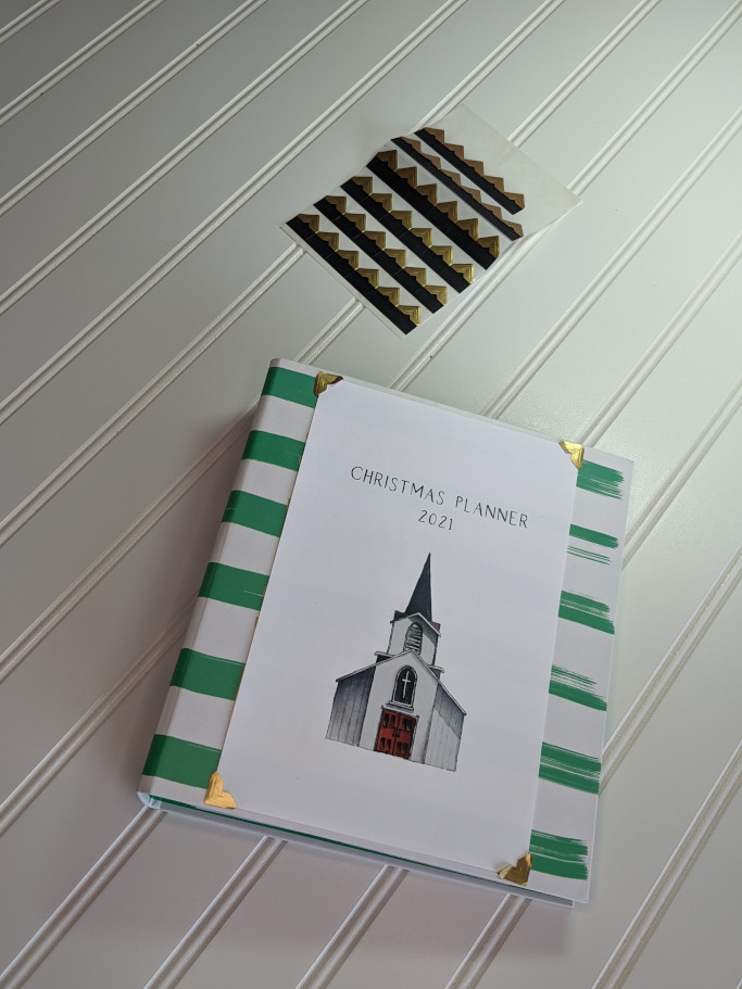 Christmas Planner Cover Page - Church