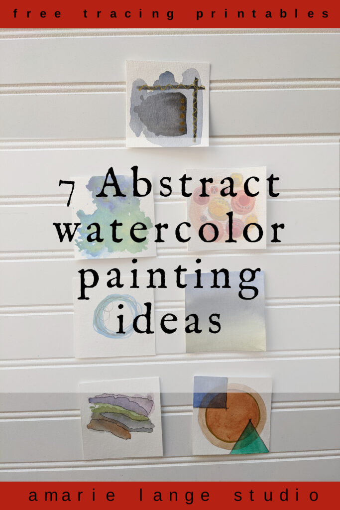 7 Abstract Watercolor Painting Ideas