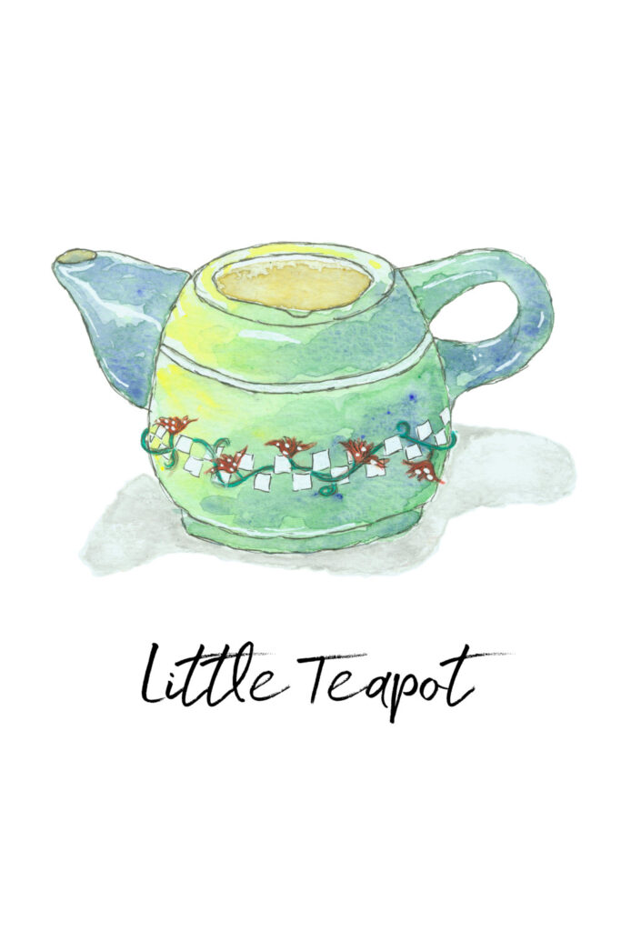 Watercolor Teapot