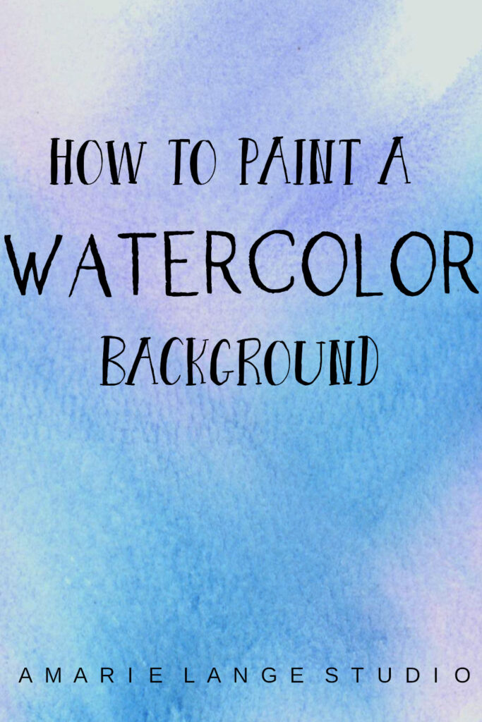 watercolor background - blue and purple