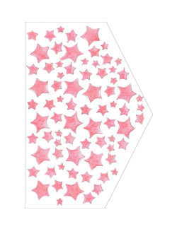 Free Printable Envelope Liners – Pink Stars