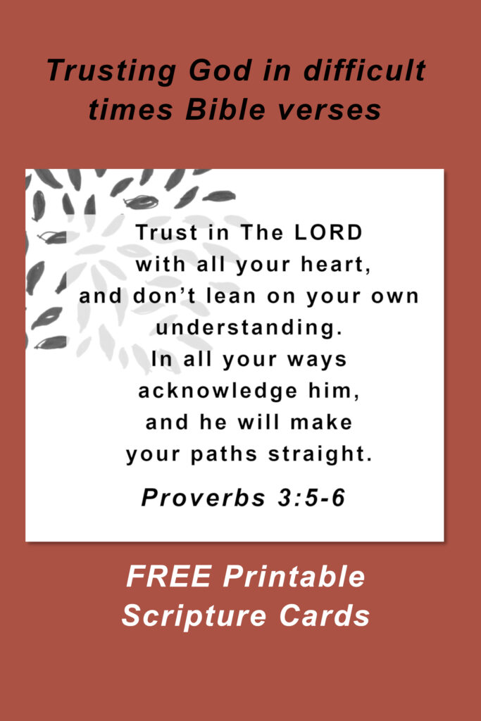 Trusting God in Difficult Times Bible verses download
